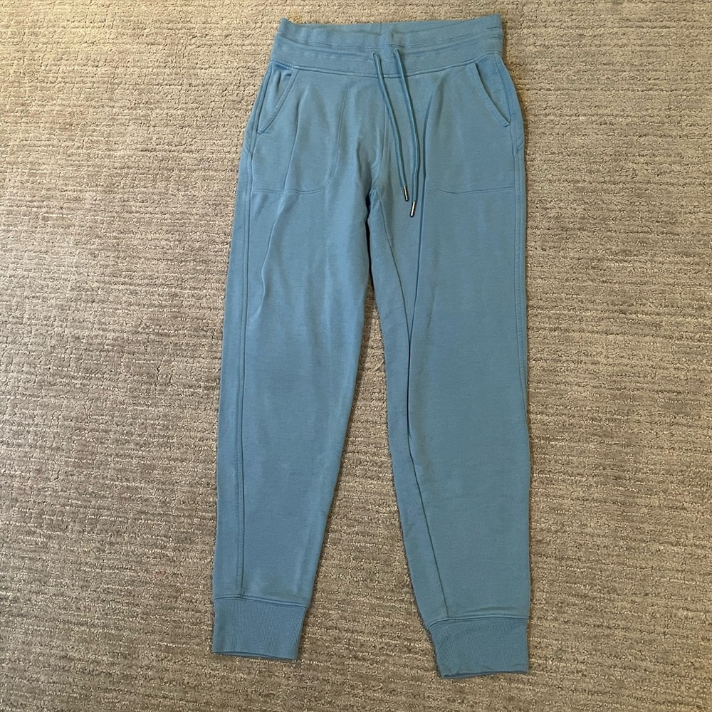 Athleta | Turquoise Fleece Joggers